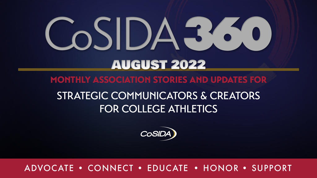 Now Available! CoSIDA 360 August 2022